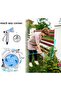 Compact Garden Hose Reel Set 15m with Multi-Function Spray Gun Blue - 8