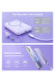 Ultra-Thin Magnetic Wireless Power Bank 10000mAh, MagSafe-Compatible Charger for iPhone, Purple B862 - 5