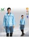 4Pcs Thin Transparent Raincoat – Hooded Pvc-Polyurethane Rainwear, 3 Micron Thin, Buttoned Front, Festival Concert Trekking Raincoat Poncho - 2