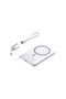 Ultra-Thin Magnetic Power Bank 5000mAh, MagSafe-Compatible Wireless Charger for iPhone, White B861 - 8