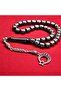 Oltu Stone Directional Engraved Capsule Prayer Beads - 3