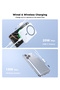 Ultra-Thin Magnetic Power Bank 5000mAh, MagSafe-Compatible Wireless Charger for iPhone, White B861 - 2