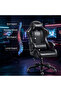 High-Back Ergonomic Gaming Chair, 360° Swivel Racing Office Chair with Lumbar Support & Headrest for Home Bedroom - 7