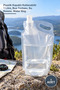 1 Piece Water Bag – Foldable 1 Liter with Plastic Cover, Ice Bag, Water Pouch, Water Bag
