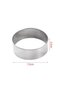 1Pc Professional Round Dough Cutting Mold – Stainless Steel Dough Cutter, 7.5 cm Diameter Ravioli Cookie Mini Pie Pogaça Cutter, Palm-Friendly - 3