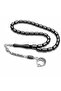 Pointed Point Embroidered Capsule Fishhook Stone Rosary