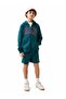 Gap boys' elastic waist logo detail shorts - green
