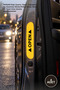 4 Pieces Reflective Car Door Sticker – Reflective Door Warning'Open', Adhesive Waterproof Sticker/Decal, Suitable for Passenger and Commercial Vehicles