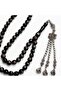 Coral Engraved Esma-Ül Hüsna Oltu Stone Set - 4
