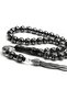 Sphere Cut Crown Model Oltu Stone Rosary