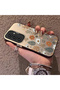 Samsung Galaxy S24 Compatible Retro Daisy Moon and Leaf Pattern, Hard Case, Full Protection - 2