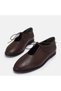 Women's Large Size Bitter Brown Soft Leather Loafers 41-42-43-44 - 6