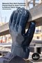 3 Pcs Protective Gloves – Mechanic Risk Nitrile Coated Cotton Fiber Inner Lining Navy Blue Work Gloves Work Glove