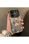 Tecno Pova 6/Pova 6 Pro 5g Compatible Retro Daisy Moon and Leaf Pattern, Hard Case, Full Protection