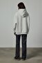 Colorful Lace-Up Detail Hooded Sweatshirt - 5