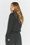 Düğmeli mini crop blazer - 5
