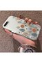 iPhone 7 Plus/8 Plus Compatible Retro Daisy Moon and Leaf Pattern, Hard Case, Full Protection - 2
