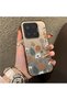 Mi 15 5g Compatible Retro Daisy Moon and Leaf Pattern, Hard Case, Full Protection