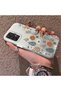 Samsung Galaxy A32 4g Compatible Retro Daisy Moon and Leaf Pattern, Rigid Case, Full Protection - 2