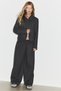 Düğmeli mini crop blazer - 2