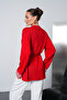 Oysho Tunic with Plaid Trim on the Collar and Sleeves - 6