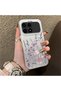 Redmi K90 5g Compatible Light Purple Lavender and Wildflower Case, Elevated Lens Protection