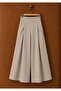 Cream Pleated Trousers
