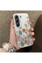 Tecno Camon 40 Compatible Retro Daisy Moon and Leaf Pattern, Hard Case, Full Protection