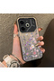 Tecno Pova 6/Pova 6 Pro 5g Compatible Light Purple Lavender and Wildflower Case, Elevated Lens Protection