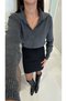 Dlvin Mowe Smoked Melange Polo Neck Knitwear