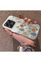 Mi 14t Compatible Retro Daisy Moon and Leaf Pattern, Hard Case, Full Protection - 2