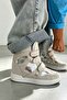 Magic Ice Gray Hidden Heel Women's Sneakers - 6