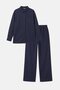 Stone-Embellished Shirt and Pants Set - 8