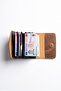 100% Genuine Leather -Nox- Model Multi-Compartment Magnetic Unisex Wallet - 3