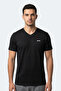 Rivaldo Set of 3 Men's V-Neck T-Shirts in Black - Mink - Claret Red - 5