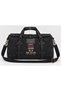 Unisex Black Gabardine Travel and Sports Bag 57X30X20 cm with Removable Shoulder Strap