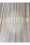 Cansel Ecru 1/2,5 Pleated Tulle Curtain - 8