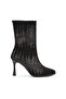 Women's Stone Embellished Stylish Boots - 2