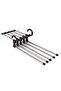 1 Piece of Movable Trouser Hanger – 5 in 1 Chrome Multi-Hanger, Movable Mechanism, Trouser Organizer, Trouser Hanger - 3