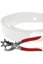 3 Pieces Belt Hole Punch Pliers – Metal 6-Head Rotating Belt Punch, Portable Belt Hole Punch - 5