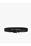 Buckle Faux Leather Belt - 2