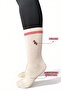 2 Pack Fox Embroidered Sports Socks - 3