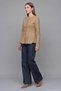 Premium Peplum Form Camel Ceket - 2