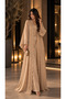 Beige Dantelle Lace Abaya