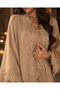 Beige Dantelle Lace Abaya - 2