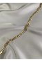 Rose Gold Gurmet Chain Bracelet - Gurmet Chain Gold Color Steel Bracelet – Non-Tarnish Stainless Classic Mesh Link Chain Women/Unisex Jewelry - 3