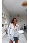 White Premium Lace Blouse - 2