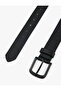 Buckle Faux Leather Belt - 3
