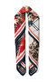 Ataturk and Turkish Flag Pattern Scarf Bandana 50X50 cm - 3