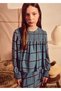 Girl's Gathered Tulle Blouse 7121 090